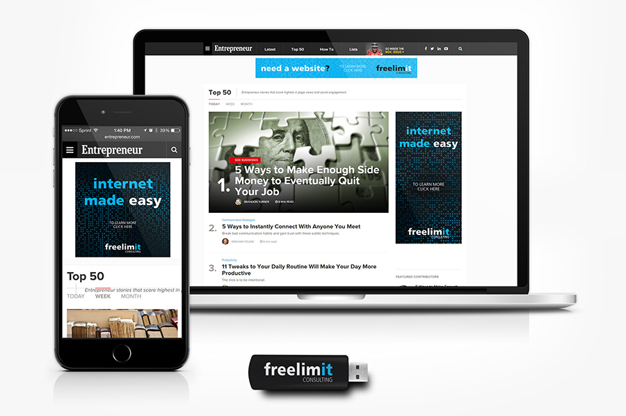 web ads