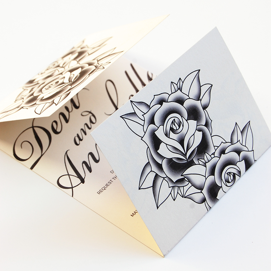 invitation close up